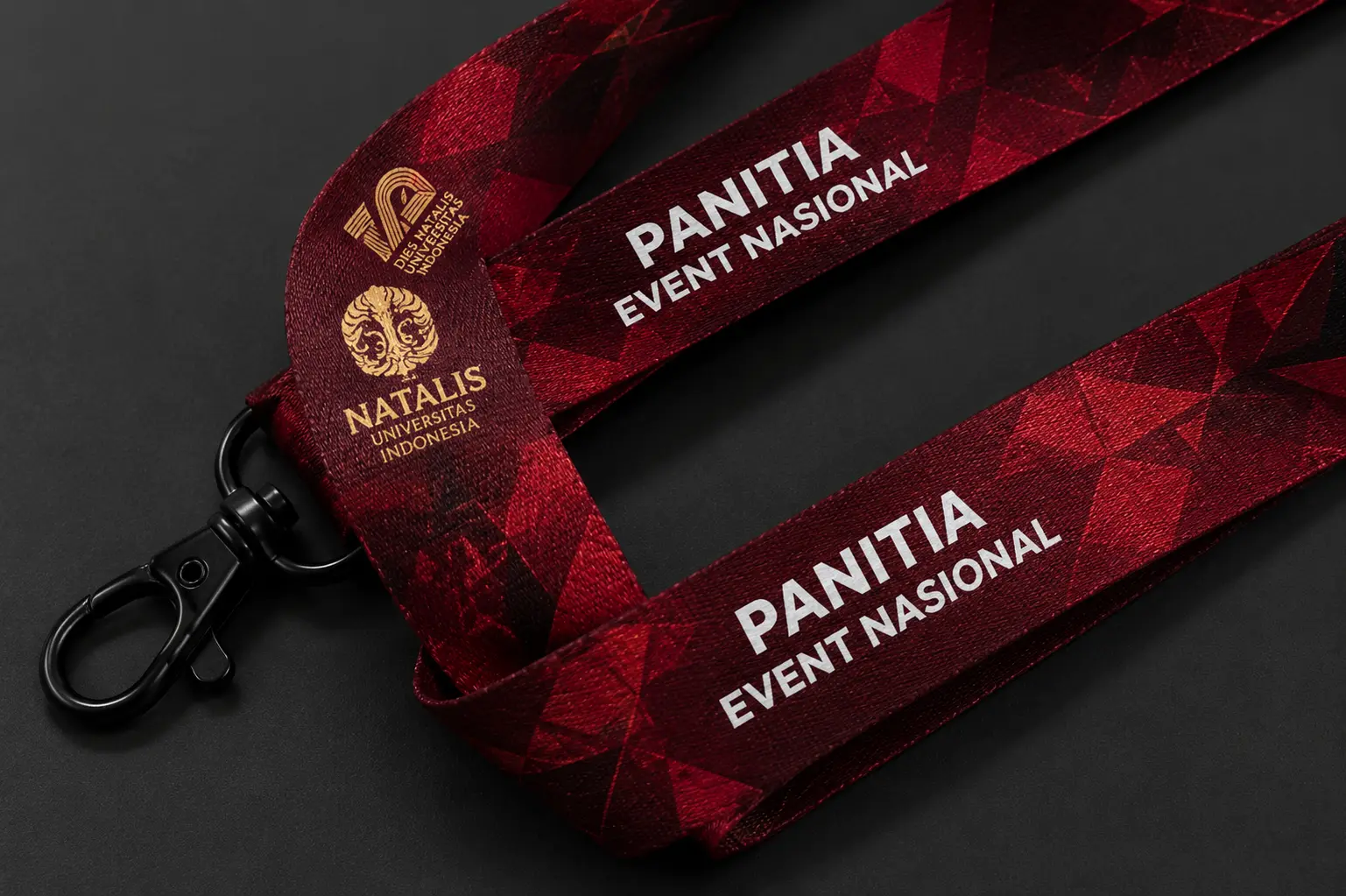 Lanyard custom full color untuk event dan seminar